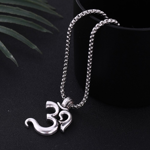 OM Stainless steel necklace - Picture 2 of 2